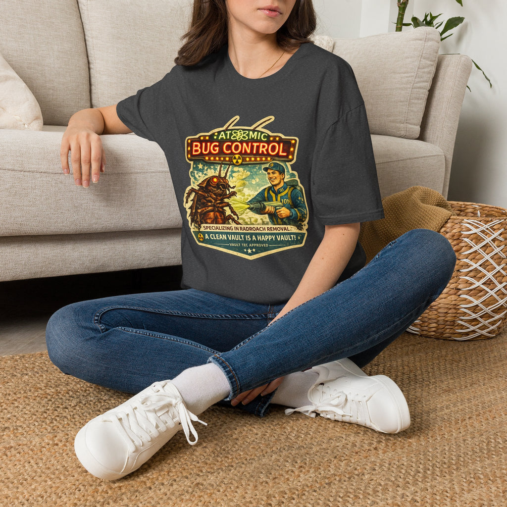 Atomic Pest Control Radroach Removal - Vintage Unisex Extra Soft Shirt