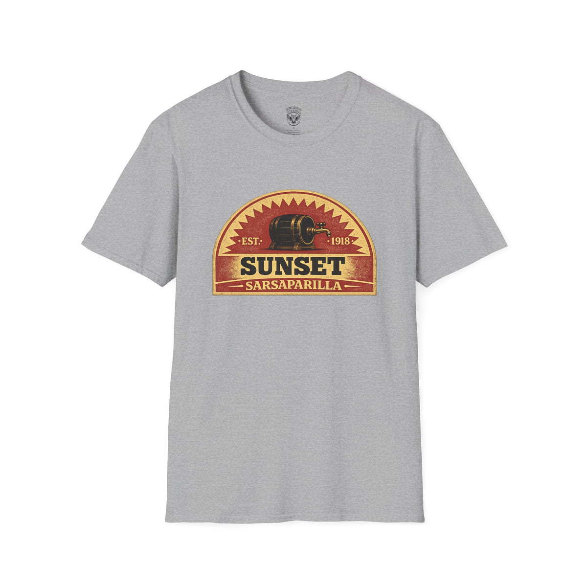 Sunset Sarsaparilla – Comfy Vintage Wasteland Unisex Graphic T-Shirt