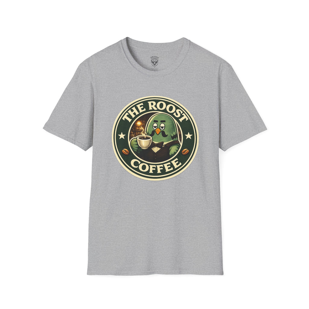 The Roost Coffee – Brewster Café Comfy Unisex Graphic T-Shirt