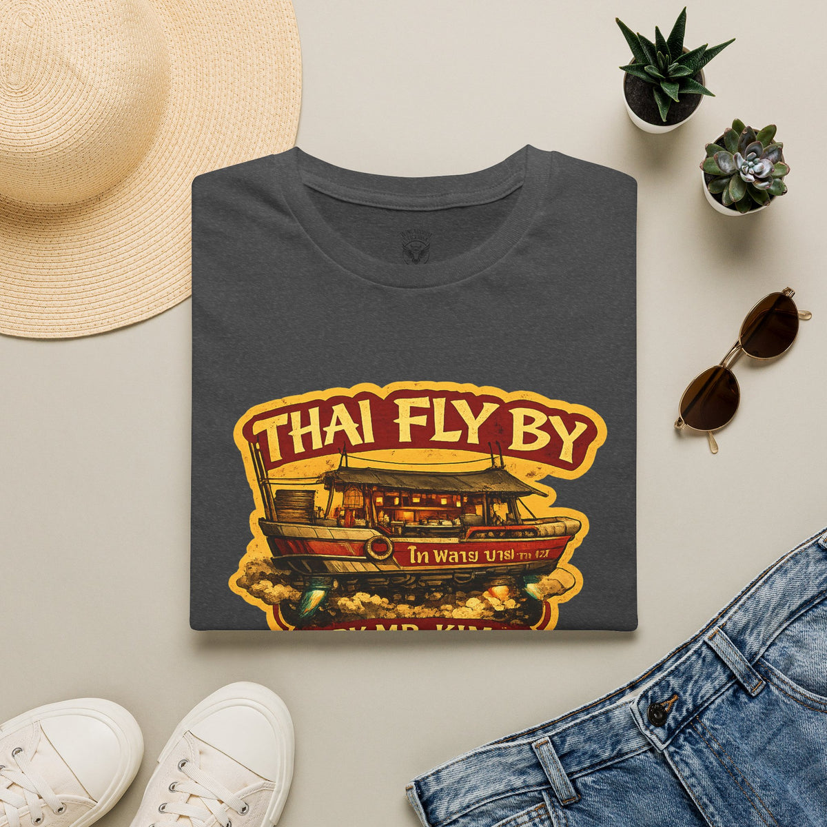 Thai Fly By Mr. Kim Unisex Ultra Soft T‑Shirt