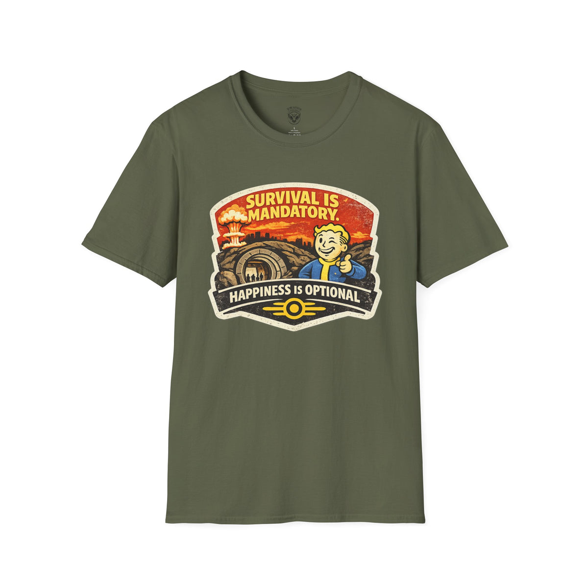 Survival Is Mandatory, Happiness Is Optional — Unisex Ultra Comfy T-Shirt