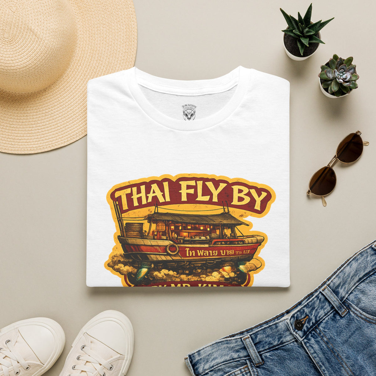 Thai Fly By Mr. Kim Unisex Ultra Soft T‑Shirt