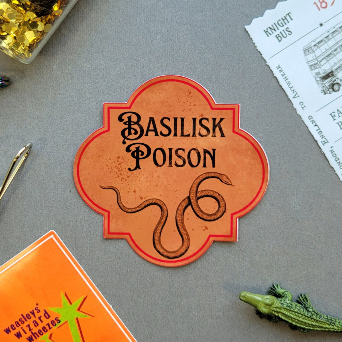 Basilisk Poison Label