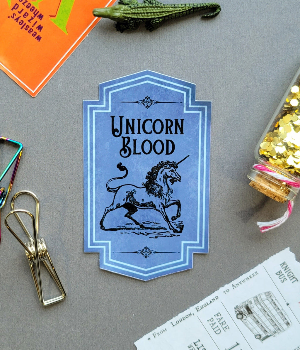 Unicorn Blood Potion Label