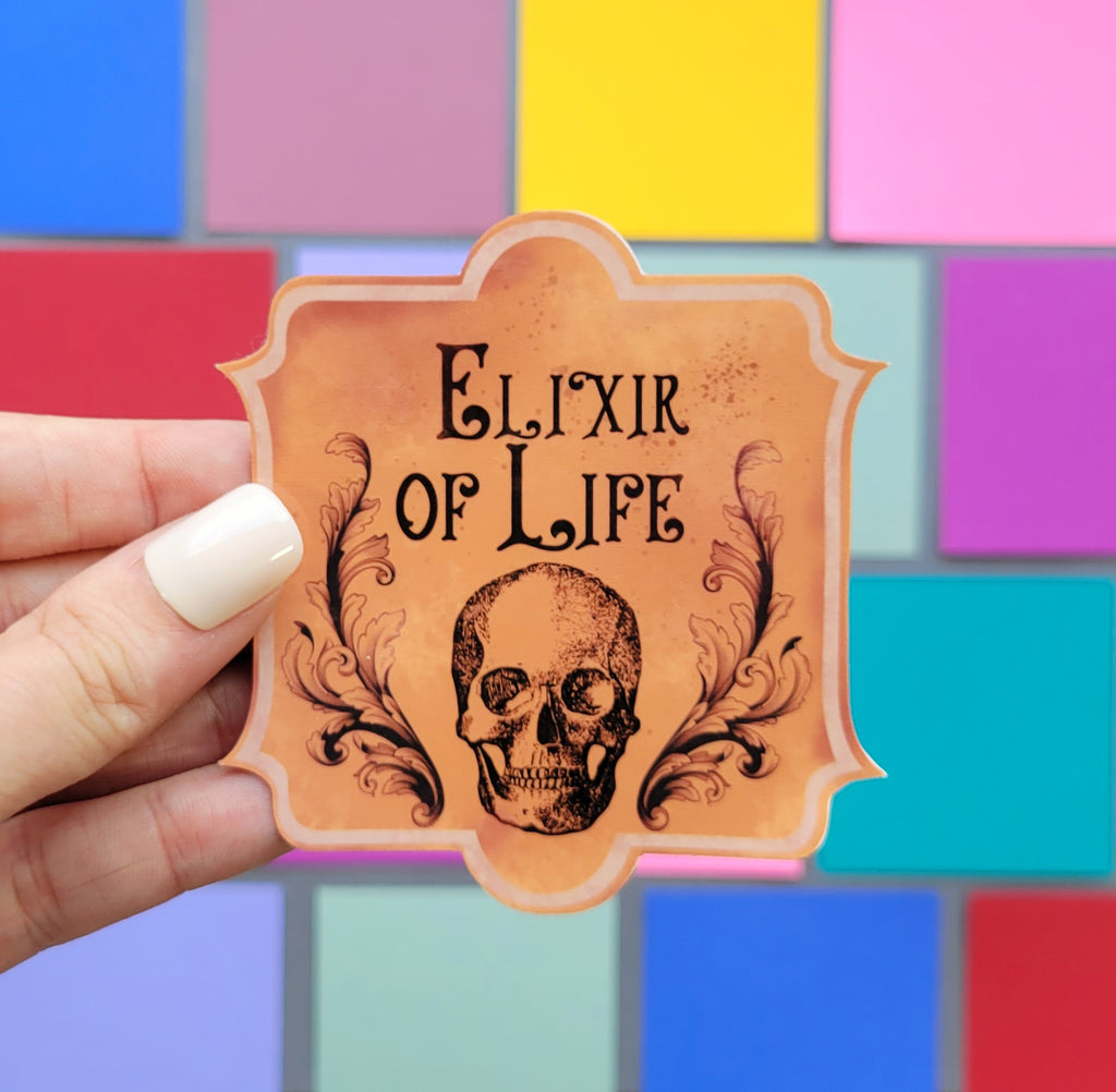 Elixir Of Life Potion Label