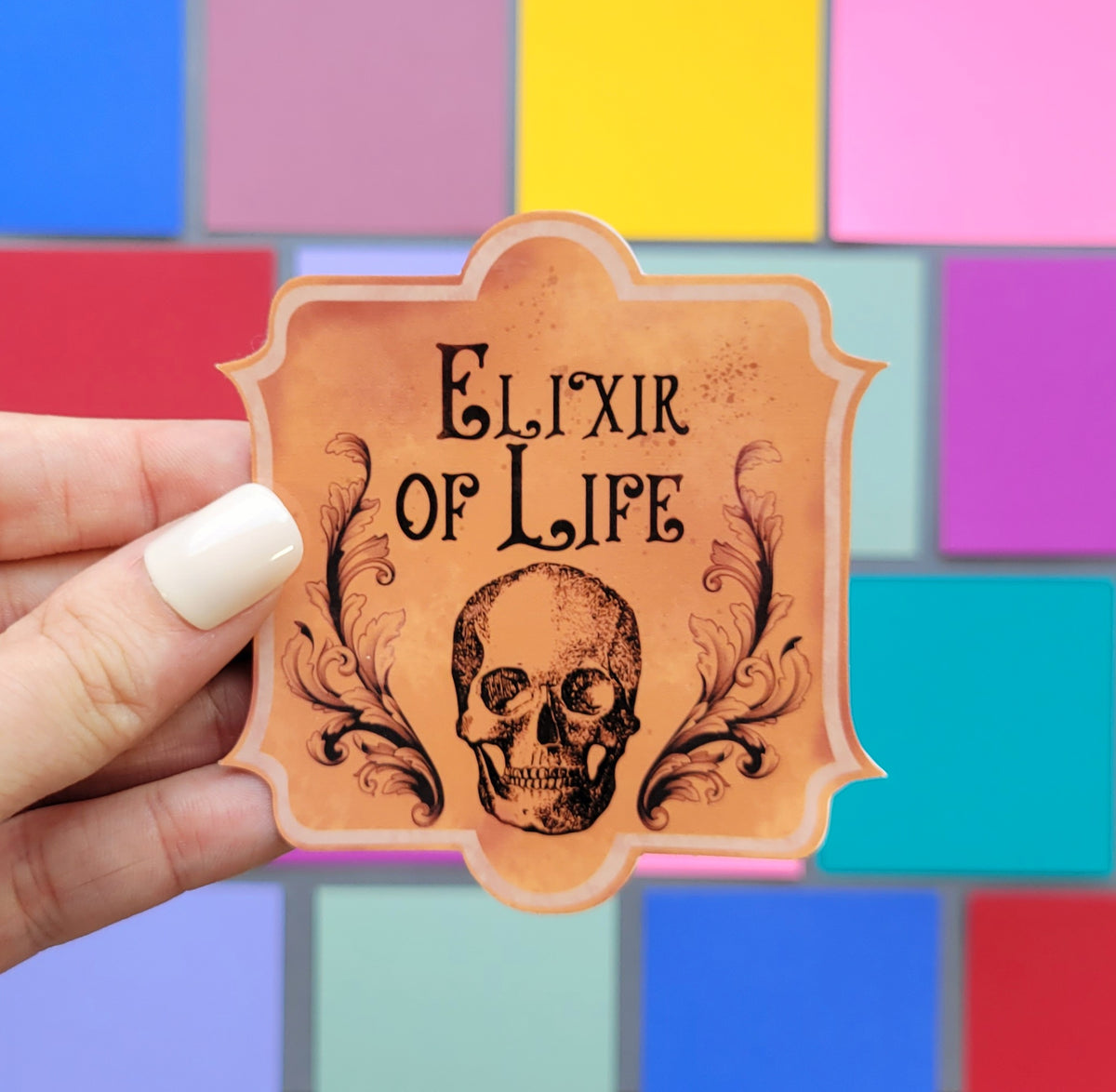 Elixir Of Life Potion Label