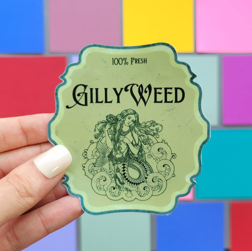 Gillyweed Herbology Potion Label