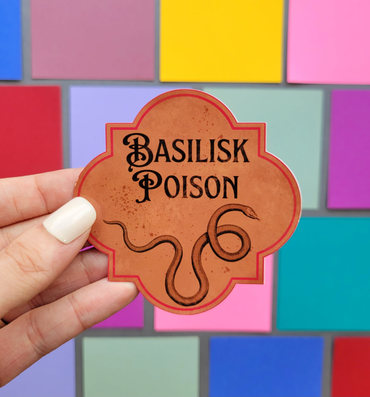 Basilisk Poison Label