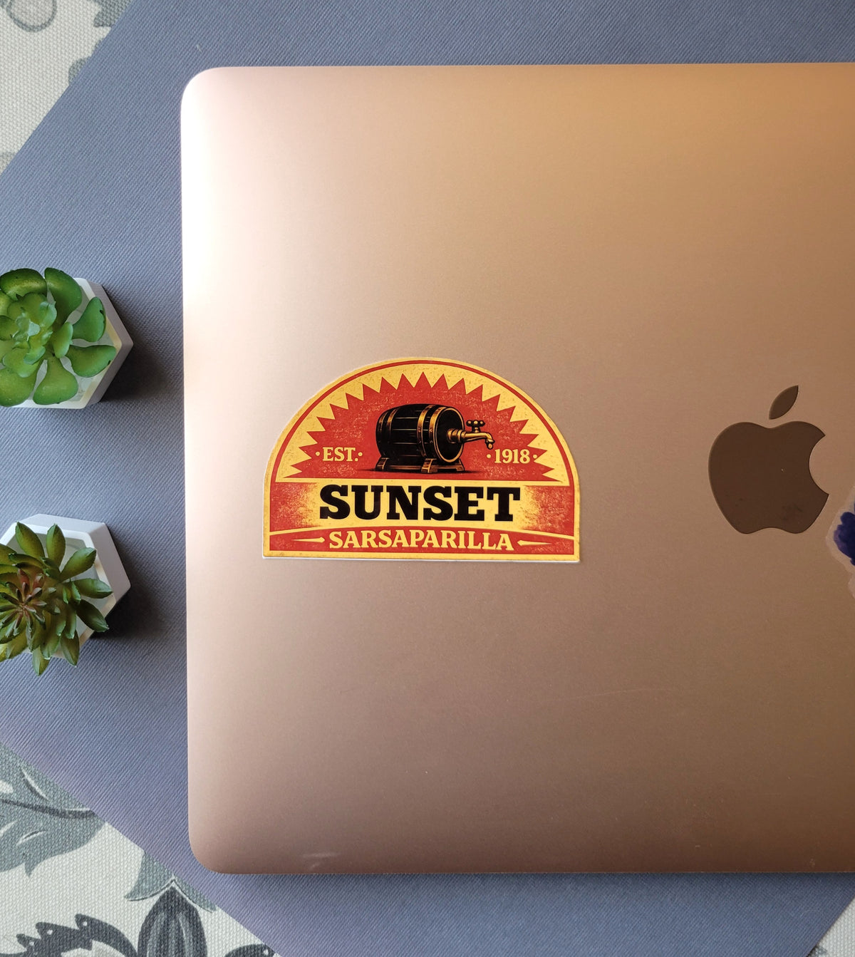 Sunset Sarsaparilla Label