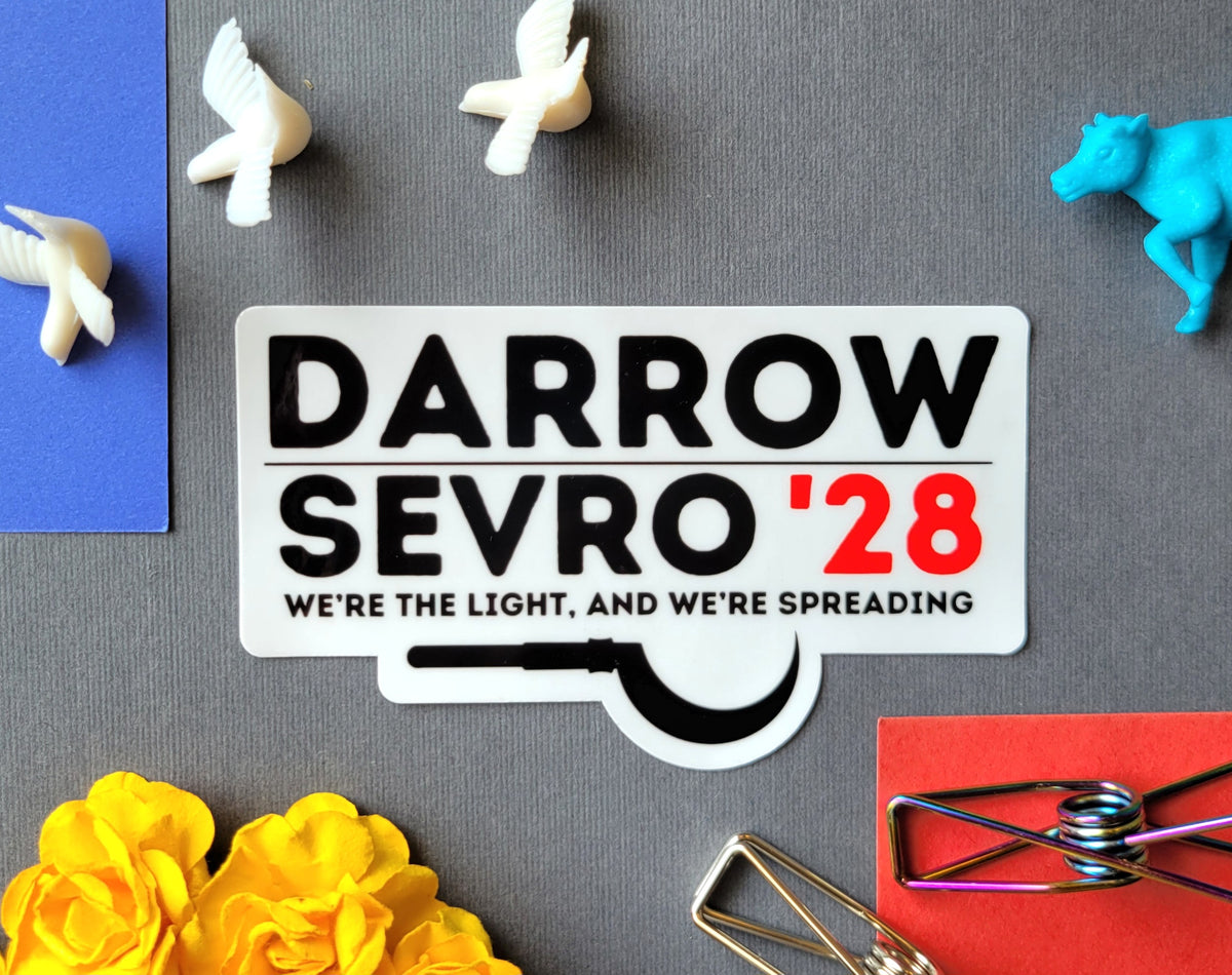Darrow and Sevro for President 2028 Sticker - Red Rising Series