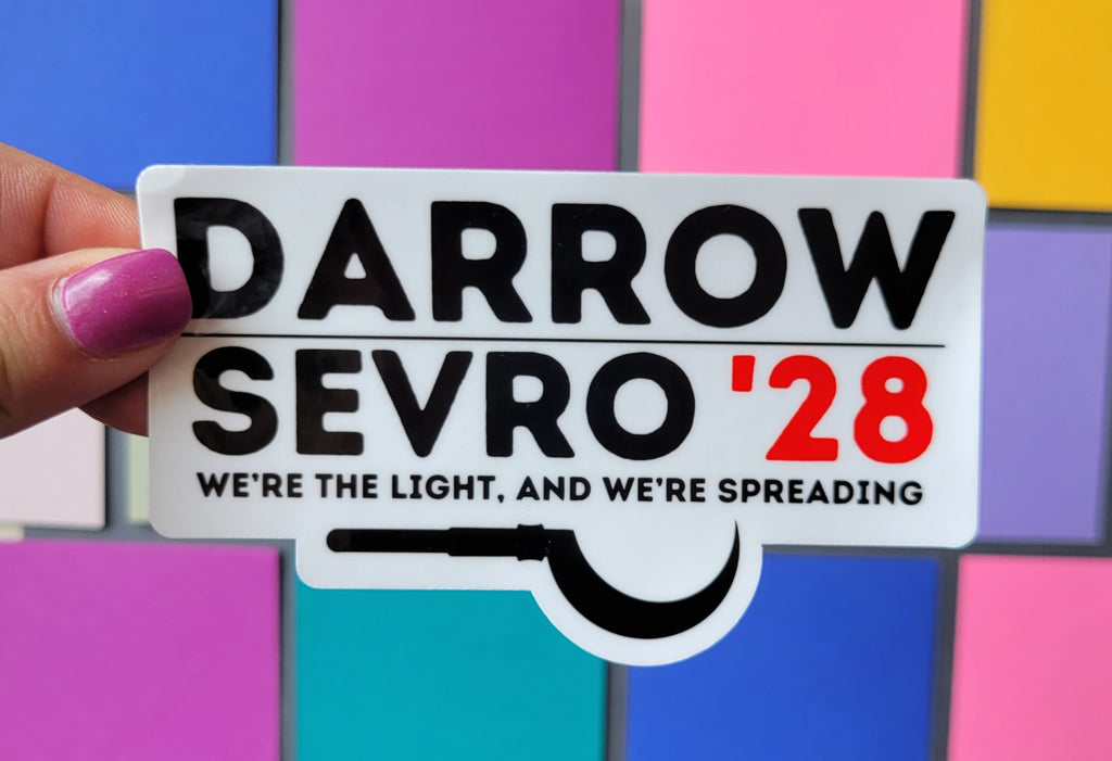 Darrow and Sevro for President 2028 Sticker - Red Rising Series