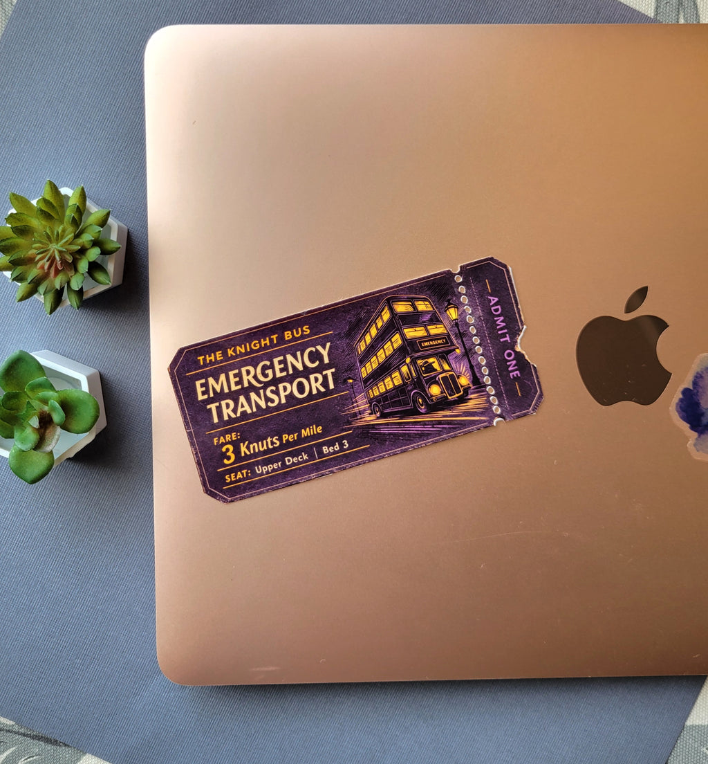 Knight Bus Ticket Sticker - Prop Replica