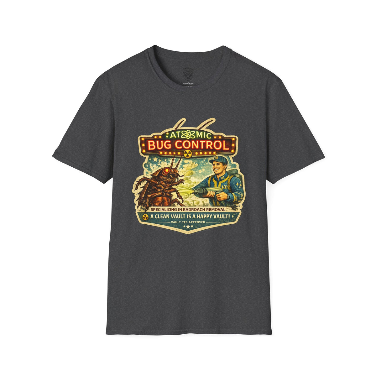 Atomic Pest Control Radroach Removal - Vintage Unisex Extra Soft Shirt