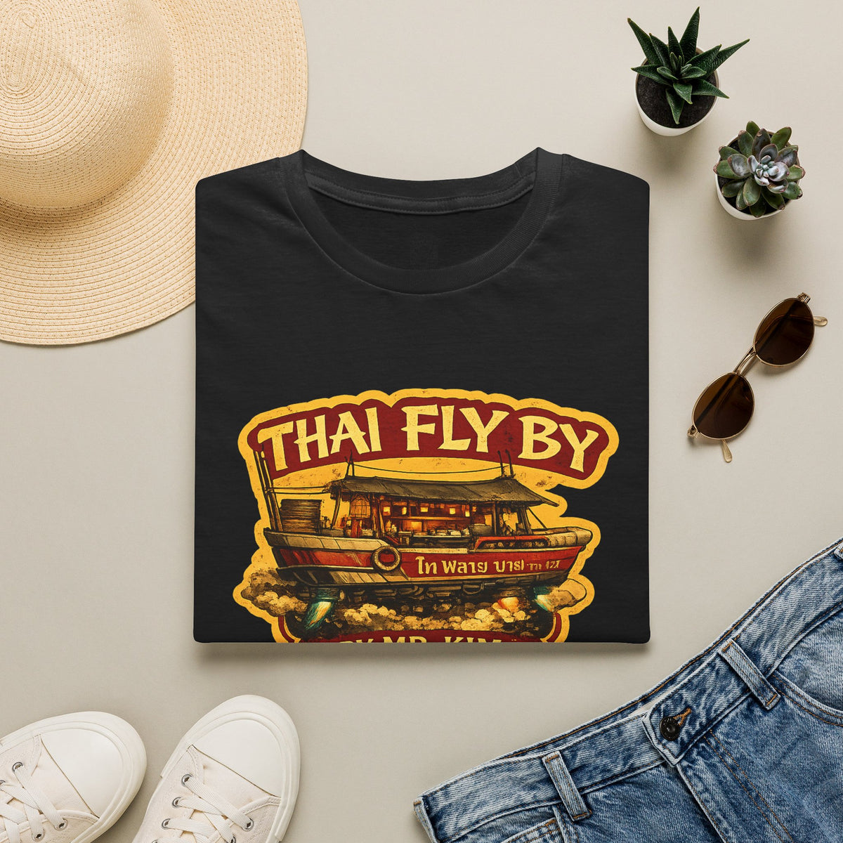 Thai Fly By Mr. Kim Unisex Ultra Soft T‑Shirt