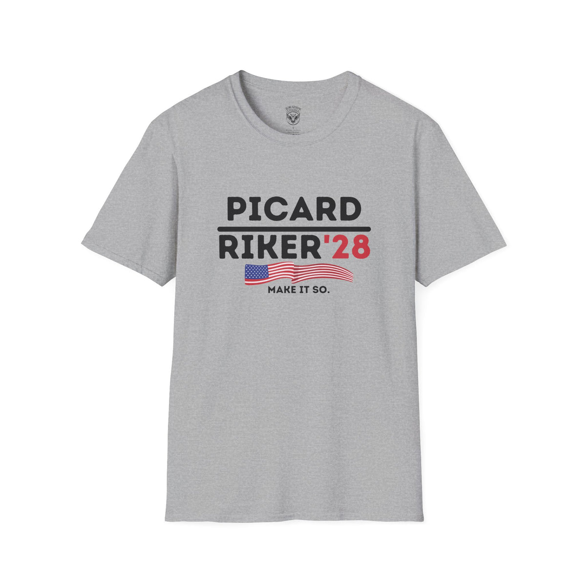 Picard & Riker '28 -  Unisex Ultra Comfy T-Shirt  - 2028 Presidential Campaign