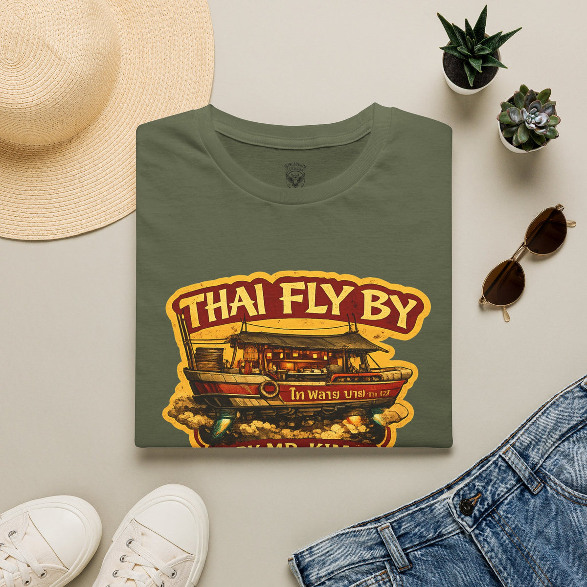 Thai Fly By Mr. Kim Unisex Ultra Soft T‑Shirt