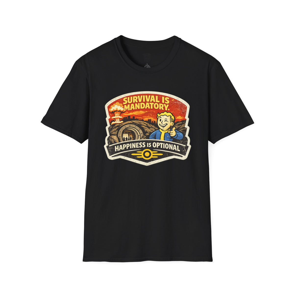 Survival Is Mandatory, Happiness Is Optional — Unisex Ultra Comfy T-Shirt