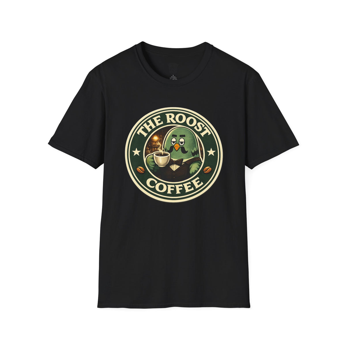 The Roost Coffee – Brewster Café Comfy Unisex Graphic T-Shirt