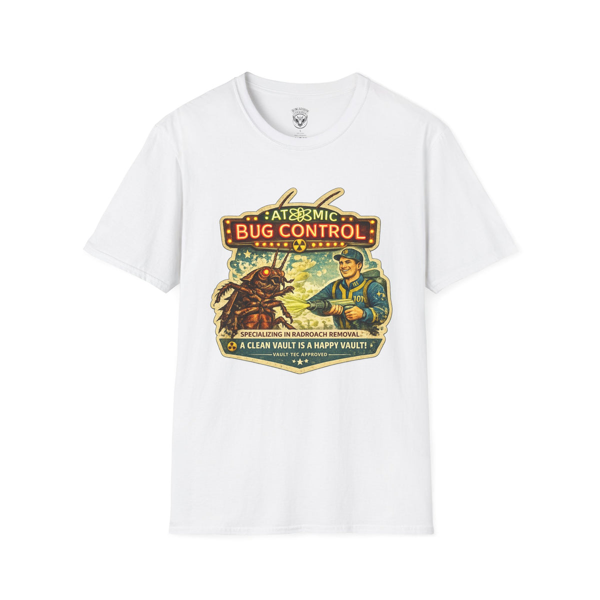 Atomic Pest Control Radroach Removal - Vintage Unisex Extra Soft Shirt