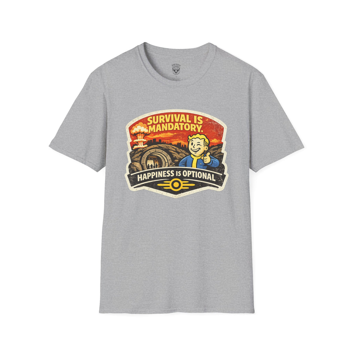 Survival Is Mandatory, Happiness Is Optional — Unisex Ultra Comfy T-Shirt