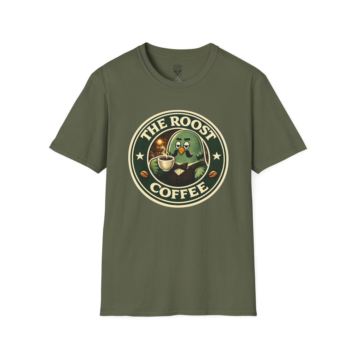 The Roost Coffee – Brewster Café Comfy Unisex Graphic T-Shirt