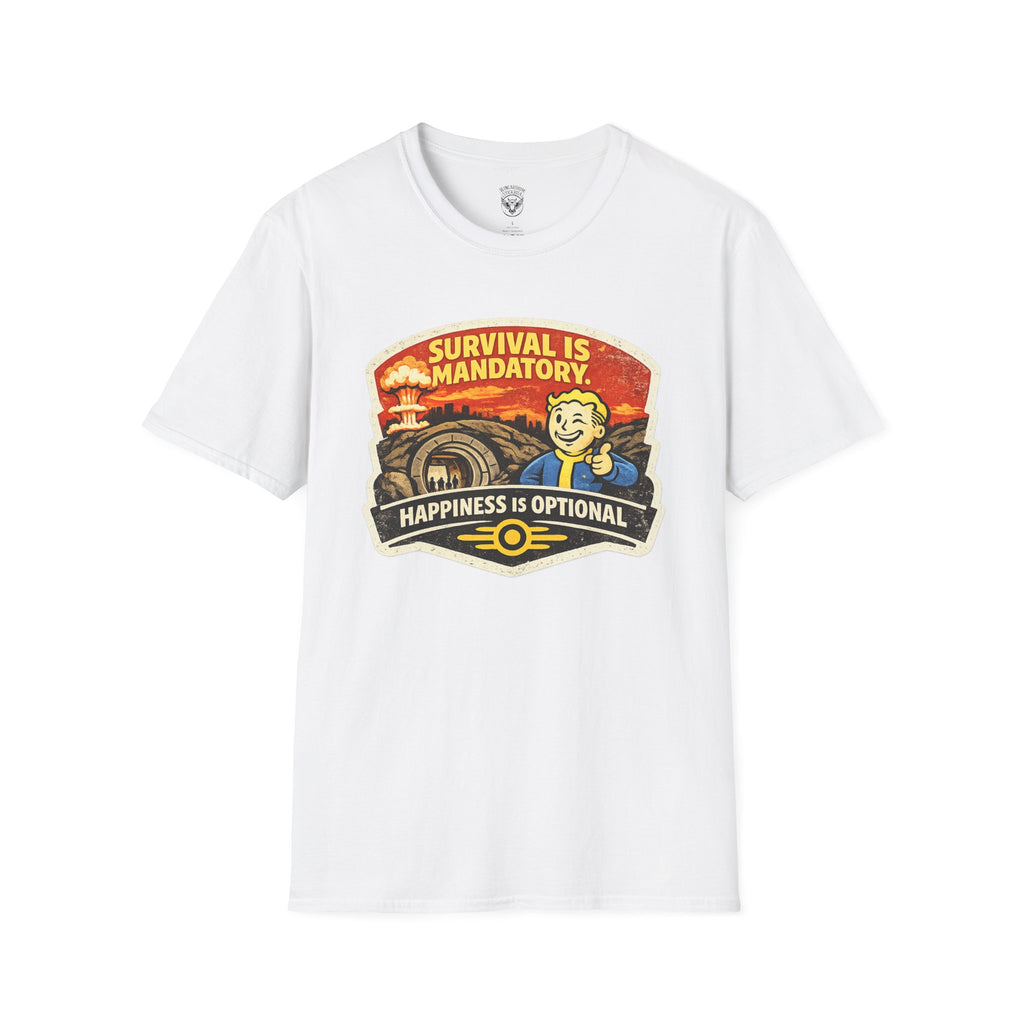Survival Is Mandatory, Happiness Is Optional — Unisex Ultra Comfy T-Shirt