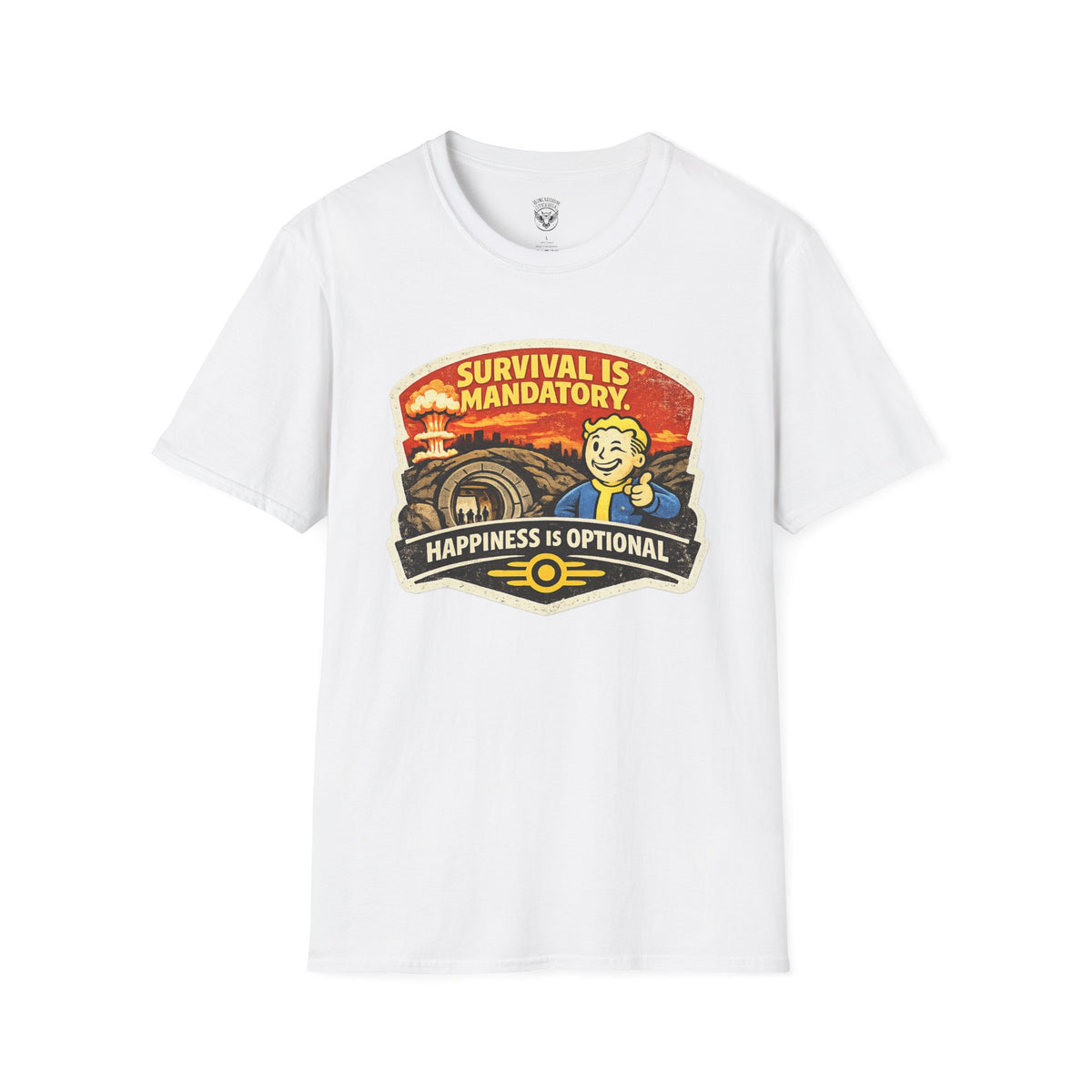 Survival Is Mandatory, Happiness Is Optional — Unisex Ultra Comfy T-Shirt